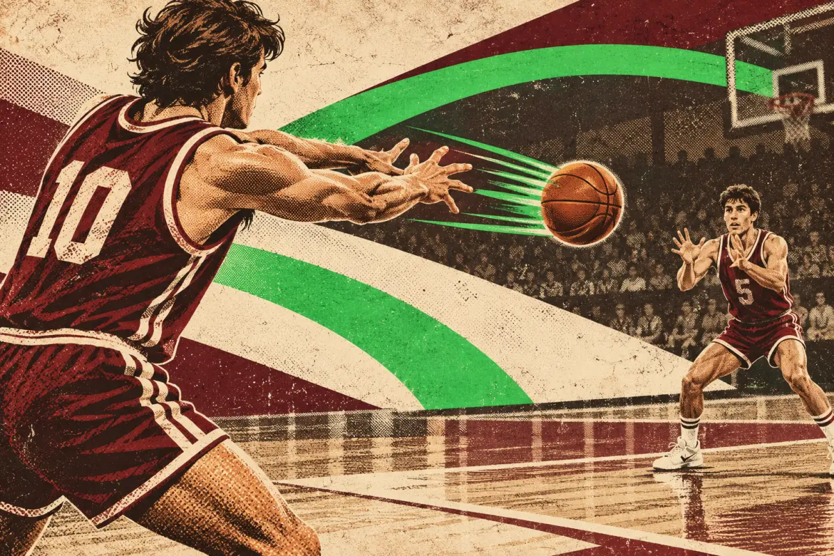 Pase de pecho en baloncesto: cómo enviar el balón rápido y con precisión a un compañero